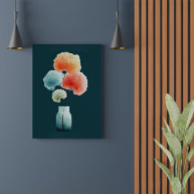 Florales Modernos | Hortensias al Acuarela (11" x