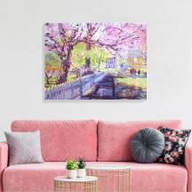 Florece el árbol Cercis pink en Williamsburg Virgi