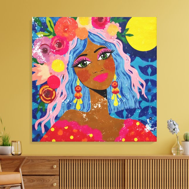 Lienzo Florecer bajo el sol (Insitu (Sala de estar))