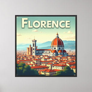 Lienzo Florence Italy Vintage Travel