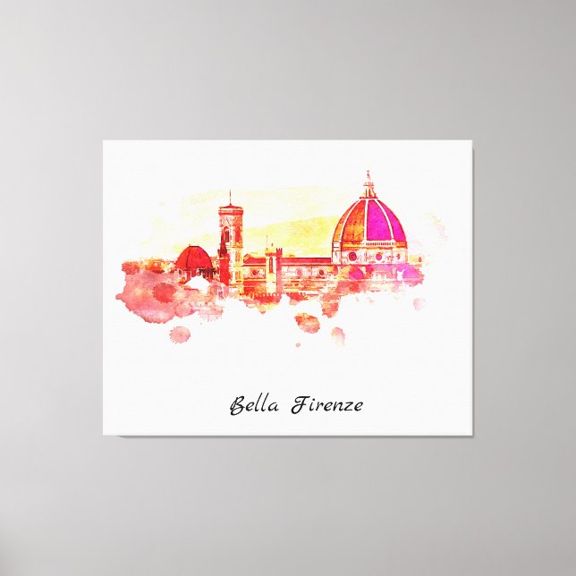 Lienzo ** Florencia Florence Panorama Italia AP12 Italian (Anverso)