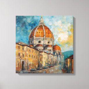 Lienzo Florencia, Italia   Duomo   Estilo de pintura de a