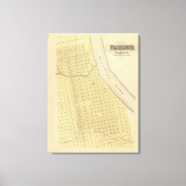 Lienzo Florencia, Nebraska (Anverso)