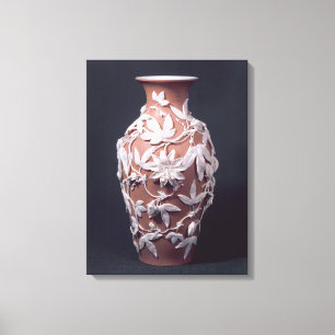 Lienzo Florero de las mercancías de Minton Parian, 1894