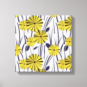 Lienzo Flores amarillas
