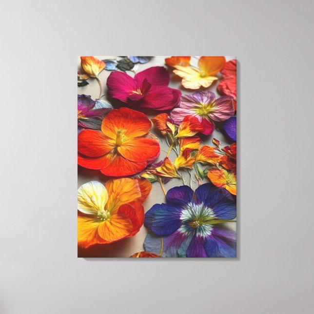 Lienzo Flores Artsy (Anverso)