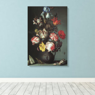 Lienzo Flores barrocas vintage de Balthasar van der Ast