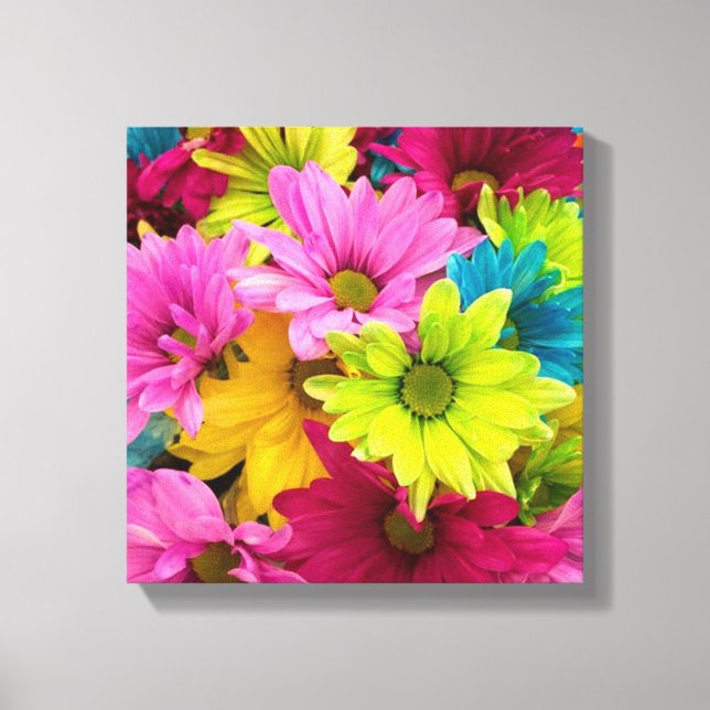 LIENZO FLORES COLORIDOS BRILLANTES (Anverso)