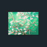 Lienzo Flores de almendra de Van Gogh verde<br><div class="desc">Flores de almendras de Vincent Van Gogh alteración del color copyright 2Sweet4wordsDiseños/ PureVintage Love Consiga la belleza de la querida Florencia de Almendros de Van Gogh en los colores que concuerdan con su casa.</div>
