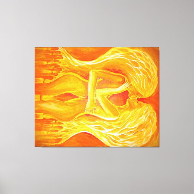 Lienzo Flores de amor y pasión (Anverso)