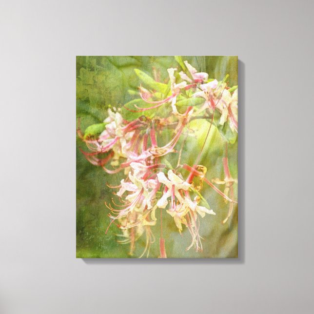 Lienzo Flores de azalea salvaje = Primavera (Anverso)