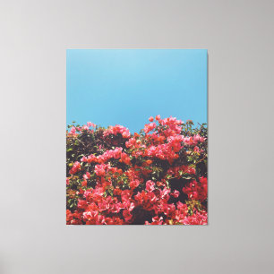 Lienzo Flores de Bougainvillea inspiradas en la época de 