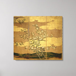 Lienzo Flores de camelias