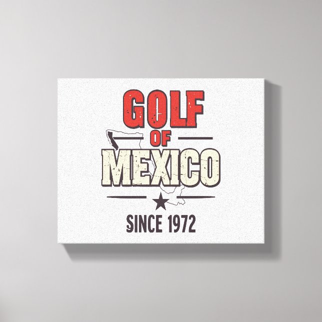 Lienzo Flores de club social para esposas de golf (Anverso)