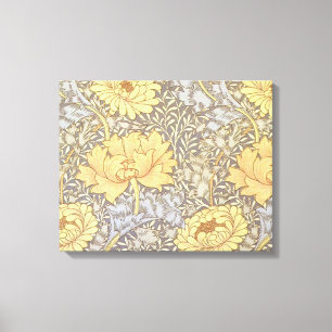 Lienzo Flores de crisantemo de William Morris