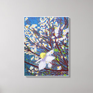 Lienzo Flores de dogwood