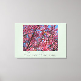 Lienzo Flores de flores florecen en el cricket