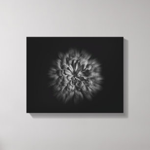 Lienzo Flores de jardín en blanco y negro 48 Flow