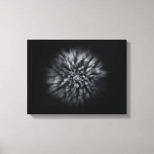 Lienzo Flores de jardín en blanco y negro nº 68 Flow