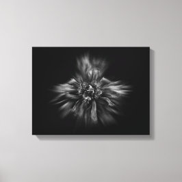 Lienzo Flores de jardín en blanco y negro núm. 49 Flow