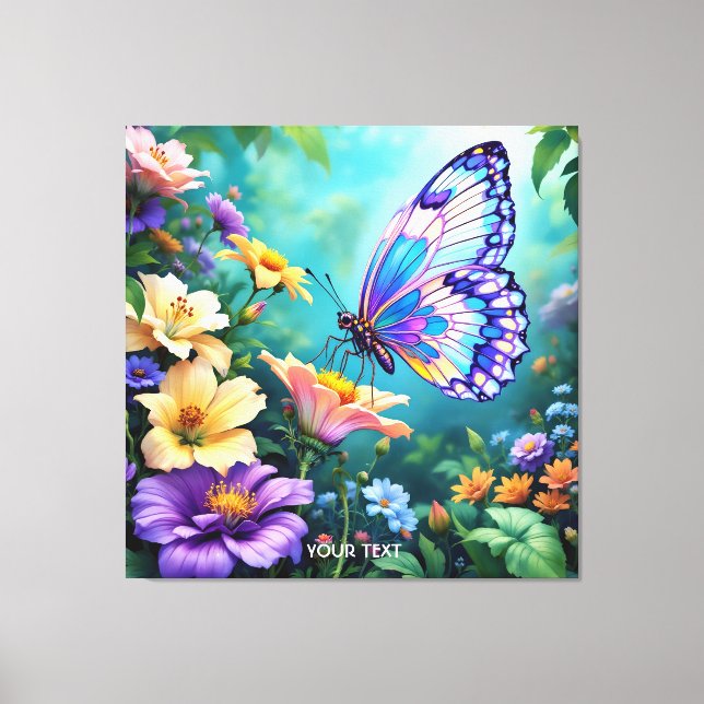 Lienzo Flores de jardín exuberantes de Cute Fantasy (Anverso)