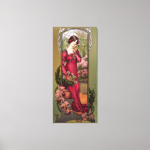 Lienzo Flores de jardines por Élisabeth Sonrel