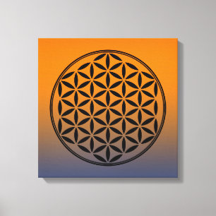 Lienzo FLORES DE LA VIDA - Símbolo sagrado de geometría c