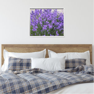 Lienzo Flores de lavanda morada Floral