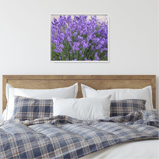 Lienzo Flores de lavanda morada Floral (Insitu(Dormitorio))