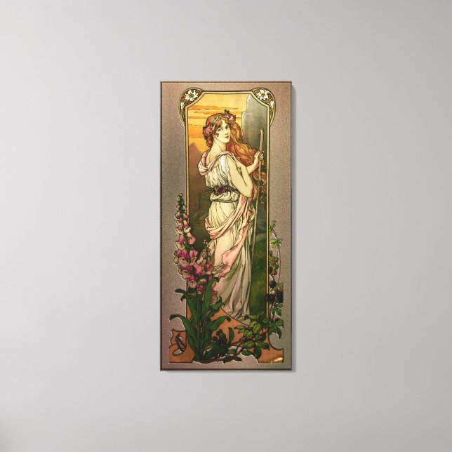 Lienzo Flores de montañas por Élisabeth Sonrel (Anverso)