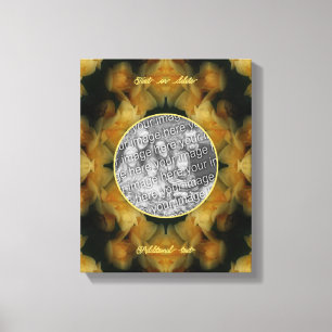 Lienzo Flores de Rosa Amarilla Crea Tu Propia Foto