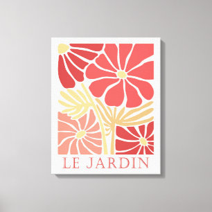 Lienzo Flores del Boho Le Jardin