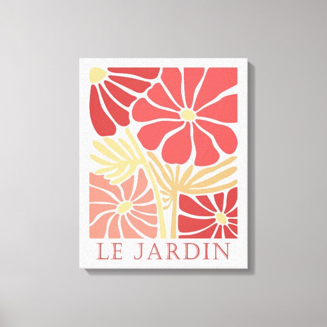 Lienzo Flores del Boho Le Jardin (Anverso)