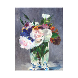 Lienzo Flores elegantes en una bolsa de cristal
