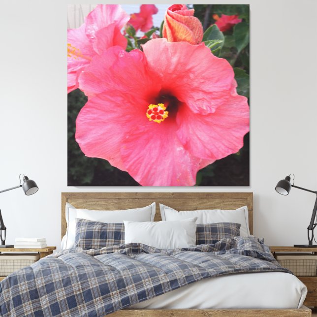 Lienzo Flores en Chania Creta, Grecia (Insitu(Dormitorio))