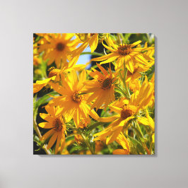 Lienzo Flores en mi hierbas " flores en mi hierba "