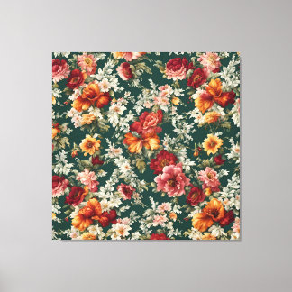 Lienzo Flores exquisitas y delicadas italianas con vegeta