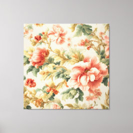 Lienzo Flores Exquisitas Y Sorprendentes, Hojas. Pintura