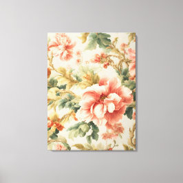 Lienzo Flores Exquisitas Y Sorprendentes, Hojas. Pintura