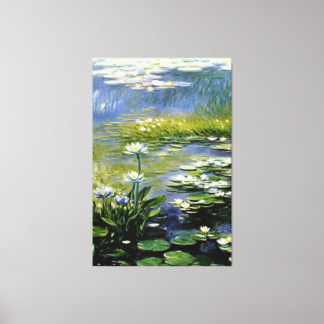 Lienzo Flores exuberantes de Agapanthus en Giverny (Anverso)