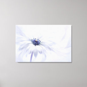 Lienzo Flores   Flor púrpura pálida