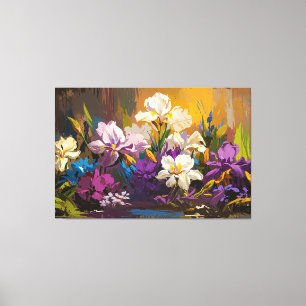 Lienzo *~* Flores florales Art TV2 Stretched Canvas Print