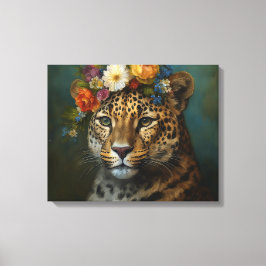 Lienzo Flores jaguares