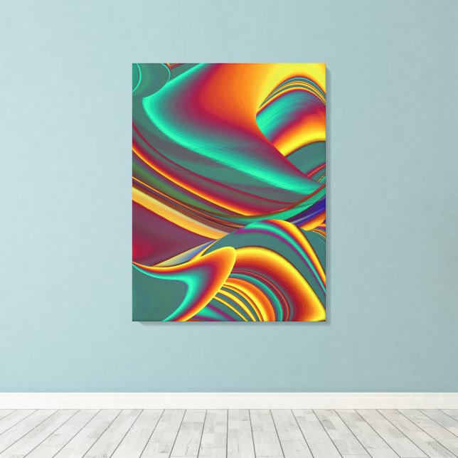 Lienzo Flores Mágicas de Primavera Verano Otoño (Insitu (piso de madera))