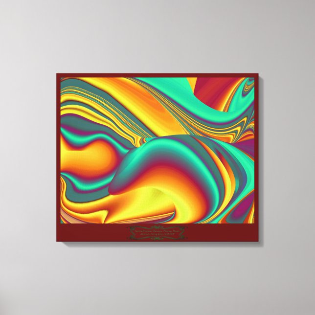 Lienzo Flores Mágicas de Primavera Verano Otoño (Anverso)