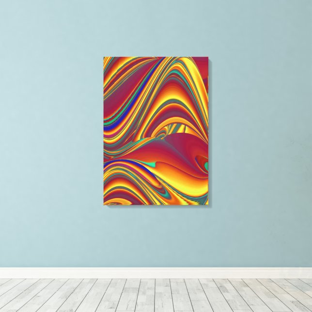 Lienzo Flores Mágicas de Primavera Verano Otoño (Insitu (piso de madera))