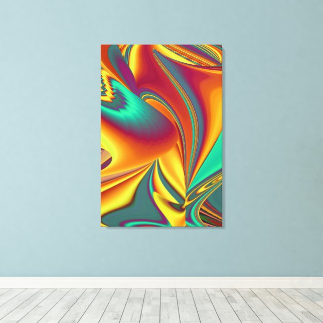 Lienzo Flores Mágicas de Primavera Verano Otoño (Insitu (piso de madera))