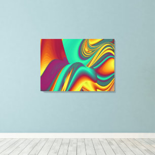 Lienzo Flores Mágicas de Primavera Verano Otoño