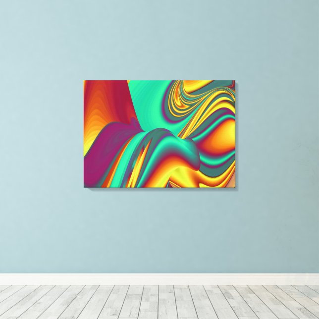 Lienzo Flores Mágicas de Primavera Verano Otoño (Insitu (piso de madera))