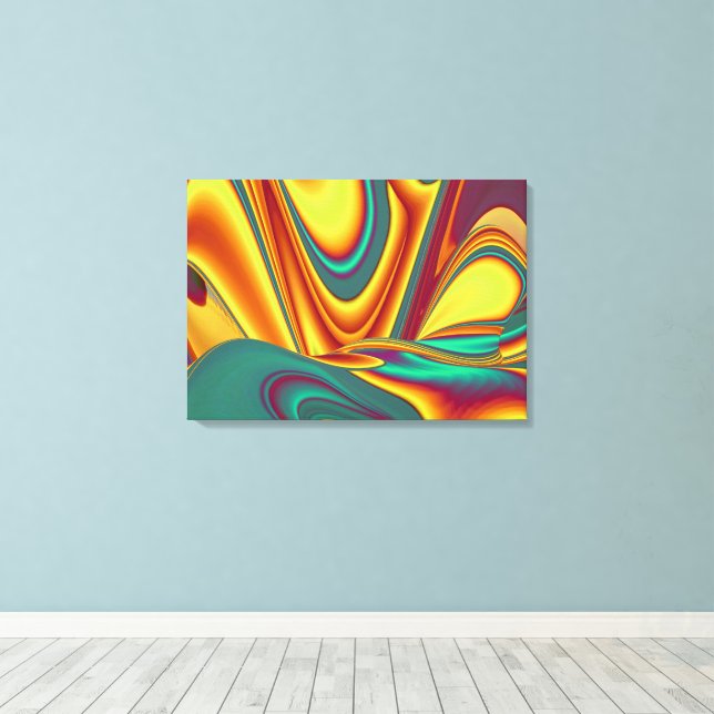 Lienzo Flores Mágicas de Primavera Verano Otoño (Insitu (piso de madera))